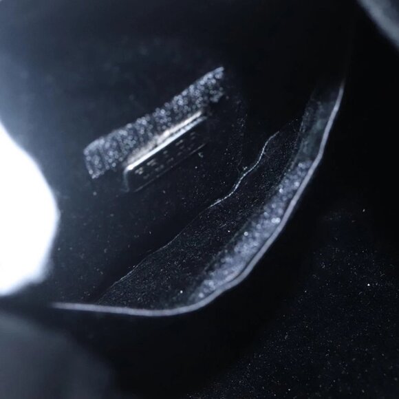 PRADA Shoulder Bag Velor Black - Picture 13 of 14